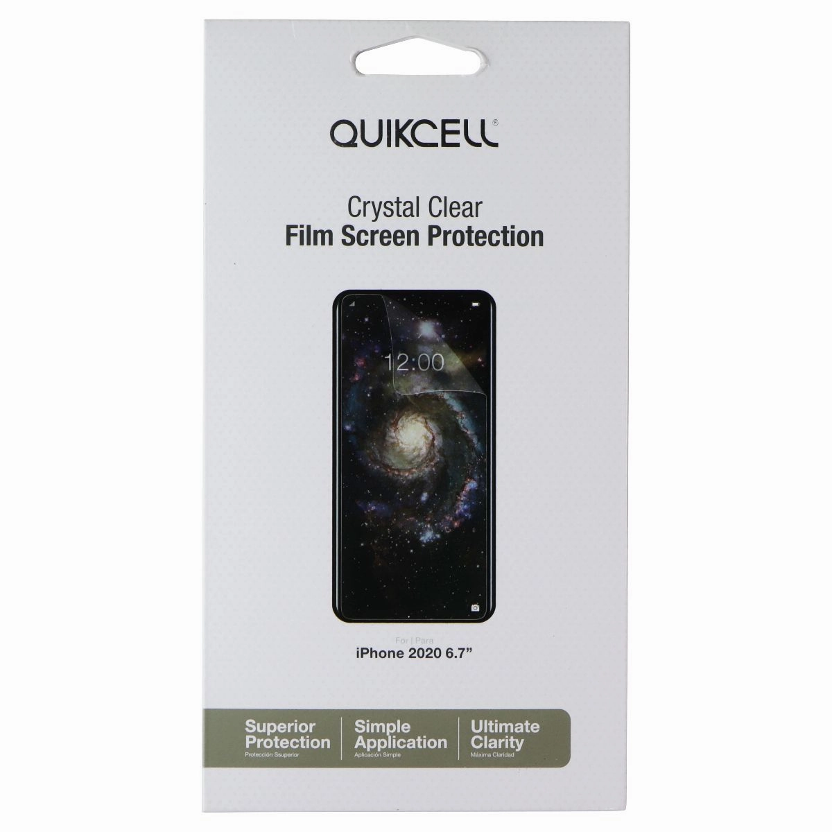 HD Shield Quikcell Crystal Clear Film Screen Protection for Apple iPhone 12 Pro Max