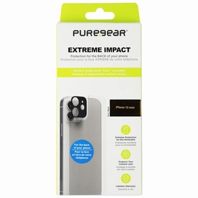 Screen Guard Max Elite Device Care PureGear Extreme Impact Film Screen & Glass Camera Protector for iPhone 12 Mini