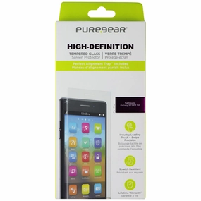 PureGear HD Tempered Glass with Tray for Samsung Galaxy S21 FE (5G) - Clear Wear resistant