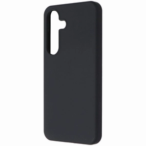 Comfort Shape Compact Edge dbramante1928 Silicone Soft Touch Case for Qi2 for Samsung Galaxy S25 - Black