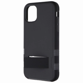 Quikcell Advocate Series Kickstand Case for Apple iPhone 11 - Black Soft touch finish