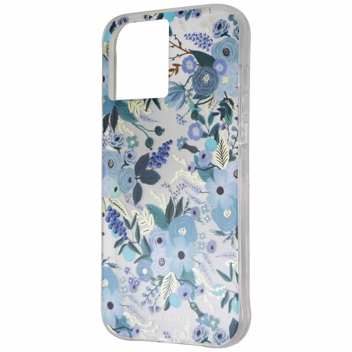 Rifle Paper Co. Protective Case for Apple iPhone 12 Pro Max - Garden Party Blue Non slip grip Non Slip