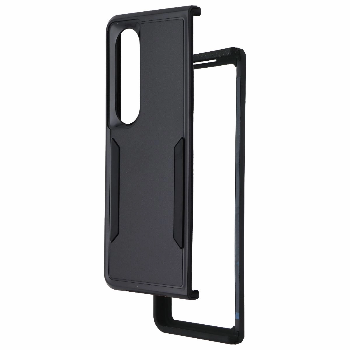 Case Brand Case for Samsung Galaxy Z Fold4 - Black Smooth Detail