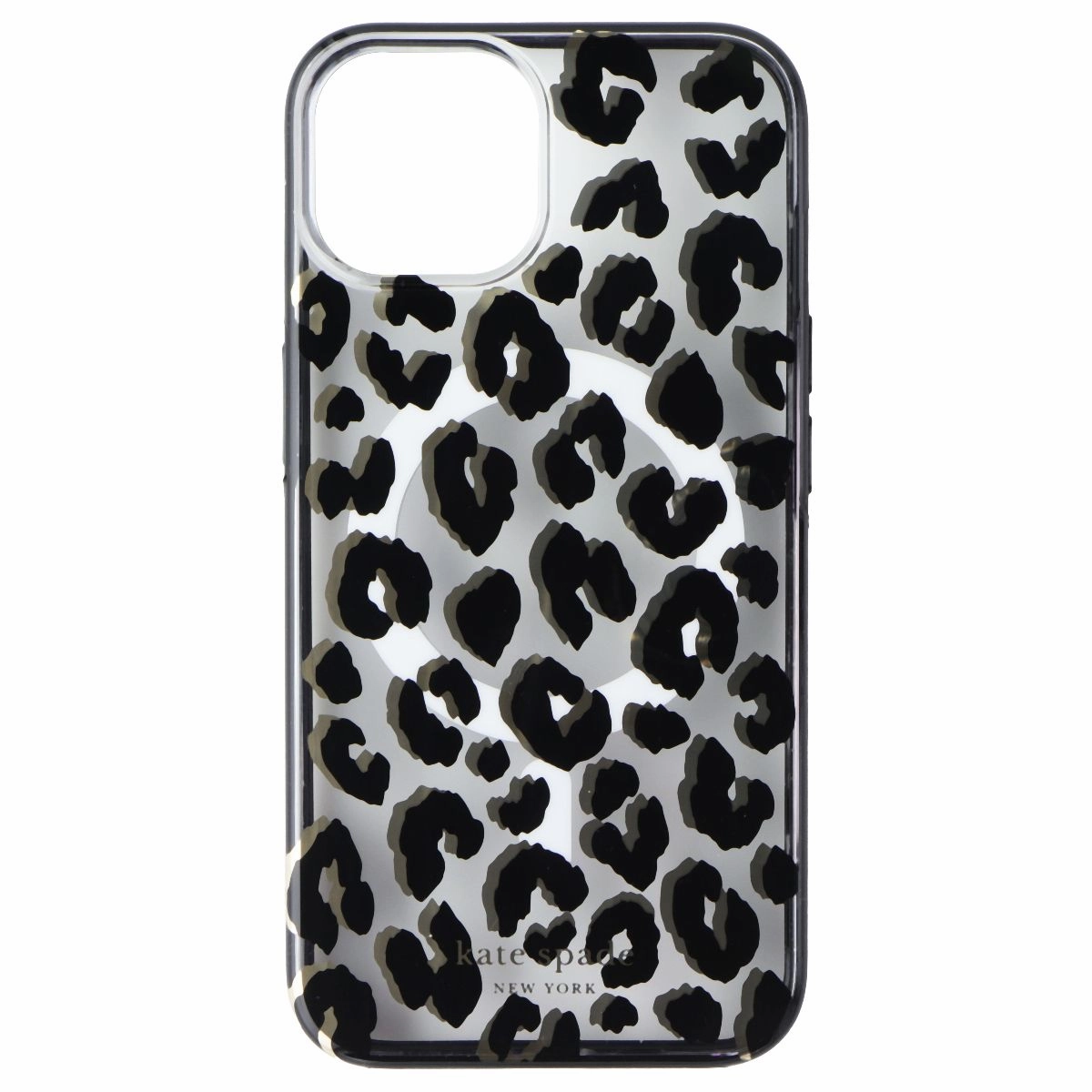 Kate Spade Protective Hardshell for MagSafe for Apple iPhone 14 - City Leopard Portable Case