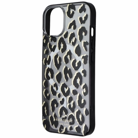 Kate Spade Protective Hardshell for MagSafe for Apple iPhone 14 - City Leopard Protective Pattern Texture custom design