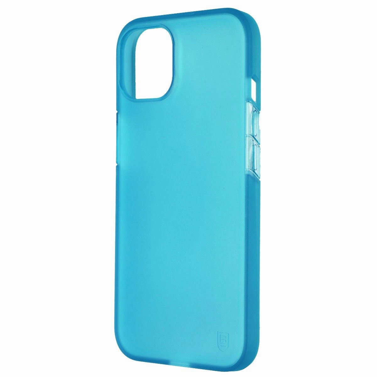 Durable Grip Soft Finish Texture BodyGuardz Solitude Minimalist Case for Apple iPhone 13 - Neon Blue