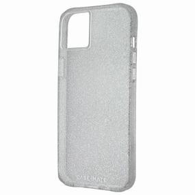 Clear Protection Enhanced Durability Case-Mate Sheer Crystal Case for Apple iPhone 14 Plus - Silver Glitter