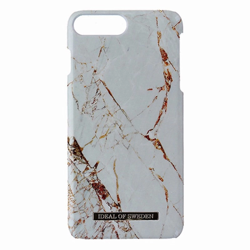 Minimal Form Pocket Ready iDeal of Sweden Hardshell Marble Case for Apple iPhone 7 Plus - Carrara Gold