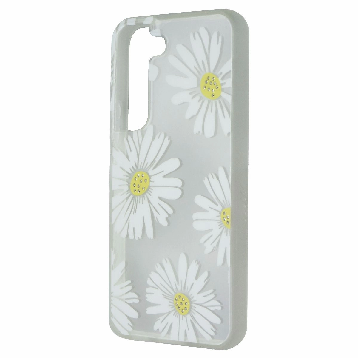 Elegant Comfort MyBat Pro Mood Diamond Series Case for Samsung Galaxy S22 - Happy Daisies