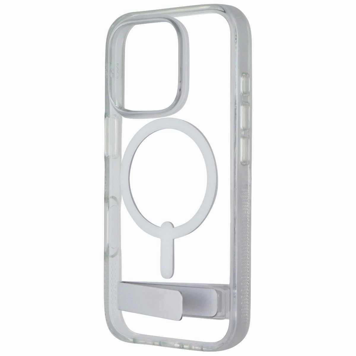 ZAGG Crystal Palace Snap Kickstand Case for MagSafe for iPhone 16 Pro - Clear Durable Texture