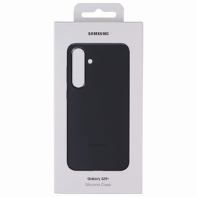 Samsung Official Silicone Case for Galaxy S25  (Plus) - Black Rugged Frame Design