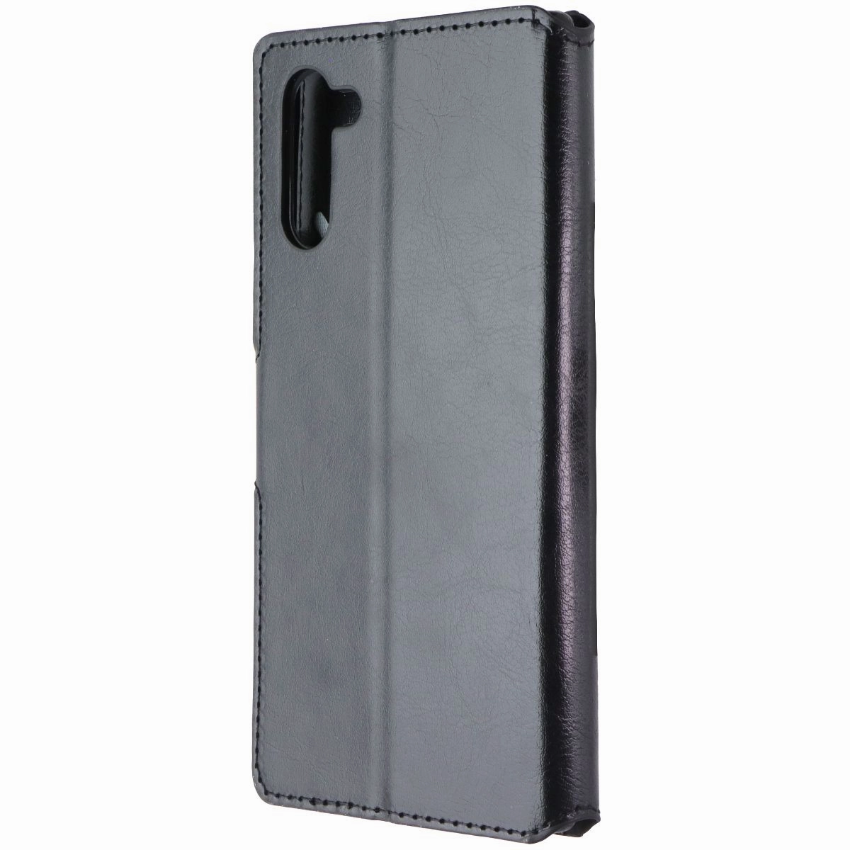 Polished Touch Grip Enhanced MyBat MyJacket Wallet Element Series Case for Samsung Galaxy Note10 - Black