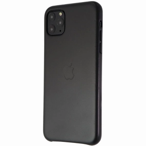 Protective Texture Finish Durable Layer Apple Leather Case for iPhone 11 Pro Max (6.5-inch) - Black (MX0E2ZM/A)