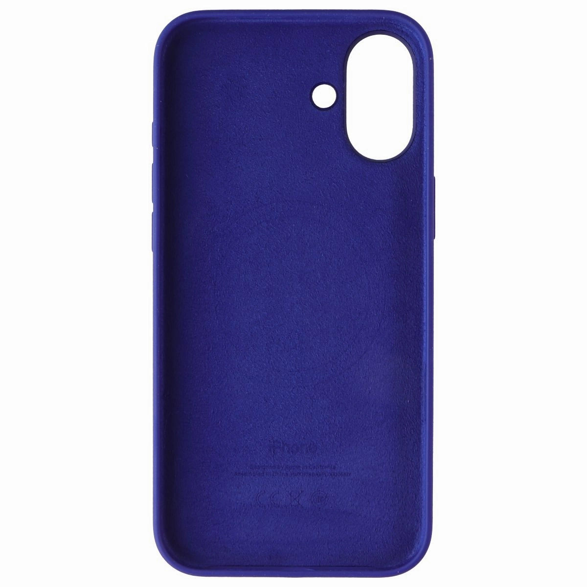 Minimalist Aesthetic Apple Official Silicone Case for MagSafe for Apple iPhone 16 Plus - Ultramarine