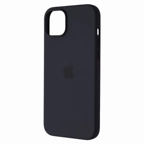 Apple Silicone Case for MagSafe for Apple iPhone 15 Plus - Black Raised Edges