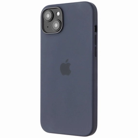 Color Accent Apple Silicone Case for MagSafe for iPhone 14 Plus - Midnight (MPT33ZM/A)