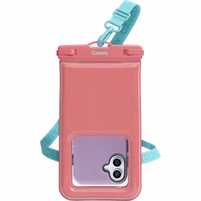 Tablet Pouch Tablet Sleeve Guard Armor AquaBuddy | Starfish Wishes Coral Pink Shimmer Waterproof Phone Pouch Smooth Companion Armor