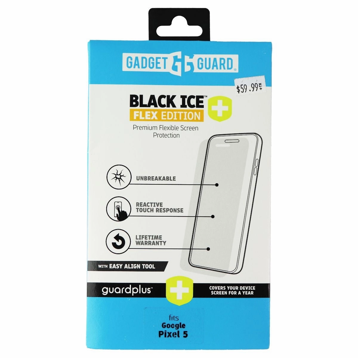 Gadget Guard (Black Ice ) Flex Edition Protector for Google Pixel 5 Touch Guard Max