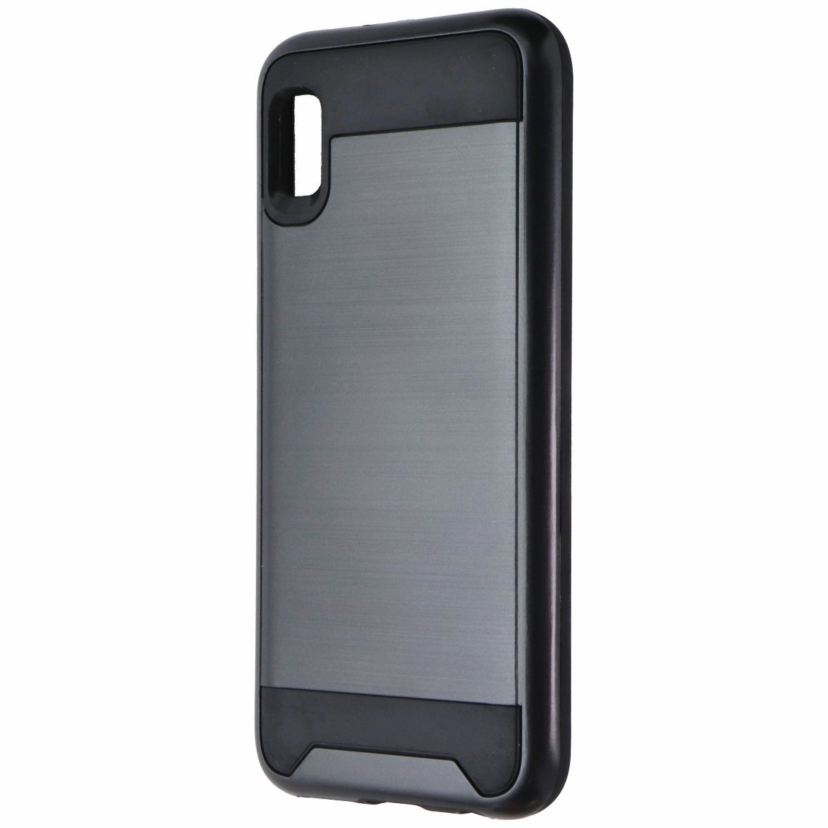 Asmyna Dual Layer Case for Samsung Galaxy A10e - Black Elegant Touch