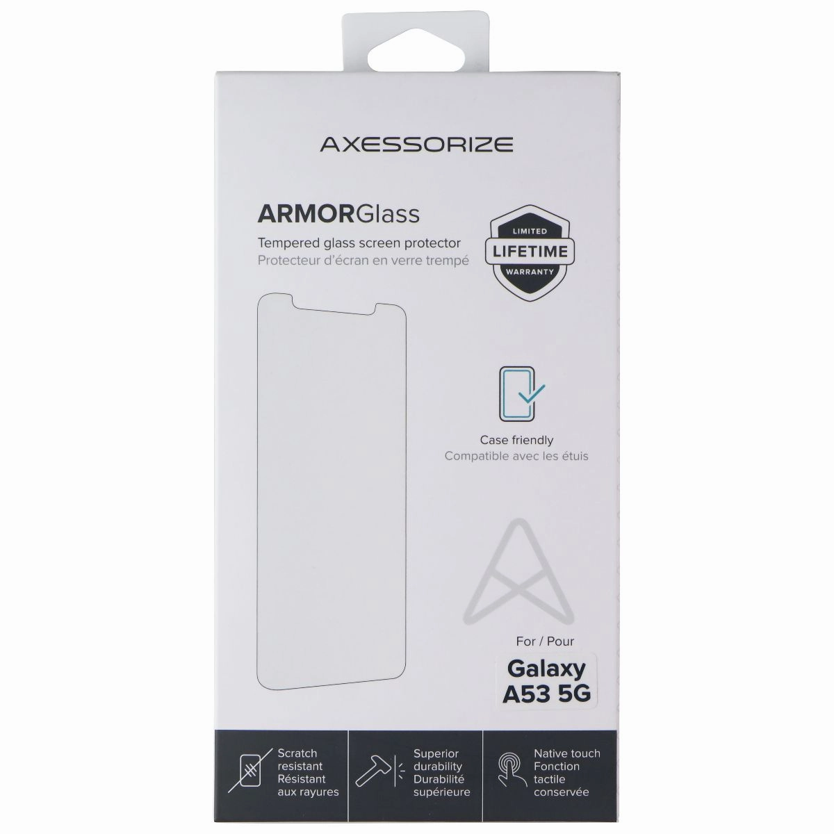 Screen Shield Max Plus AXESSORIZE Armor Glass Screen Protector for Samsung Galaxy A53 5G