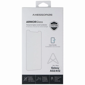 AXESSORIZE ArmorGlass Screen Protector for Samsung Galaxy A32/A12 Screen Fit Protector delicate touch screen film