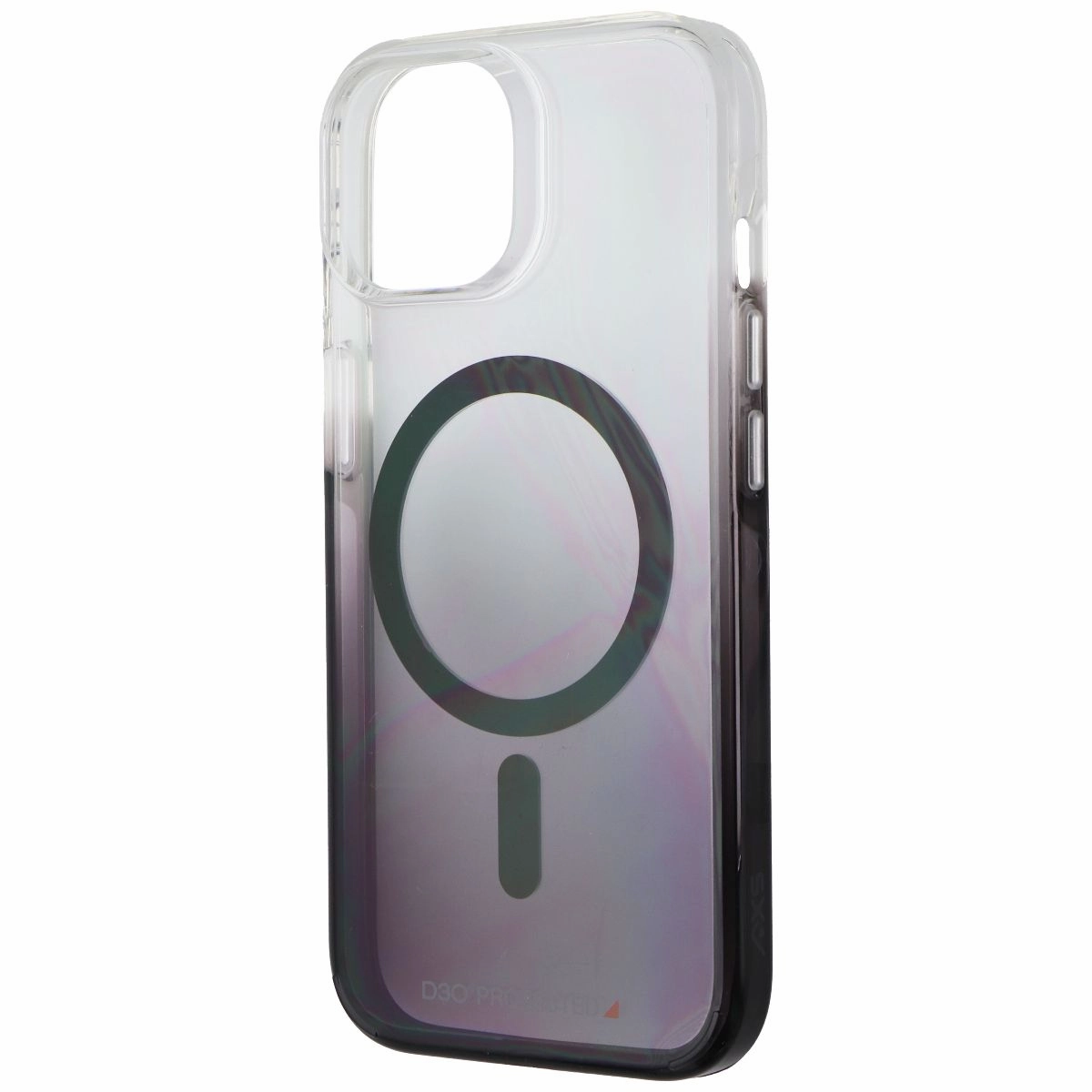 Vivid colors Fashion Look Axessorize Crystal Shield Case for MagSafe for Apple iPhone 15 - Smoke Gradient