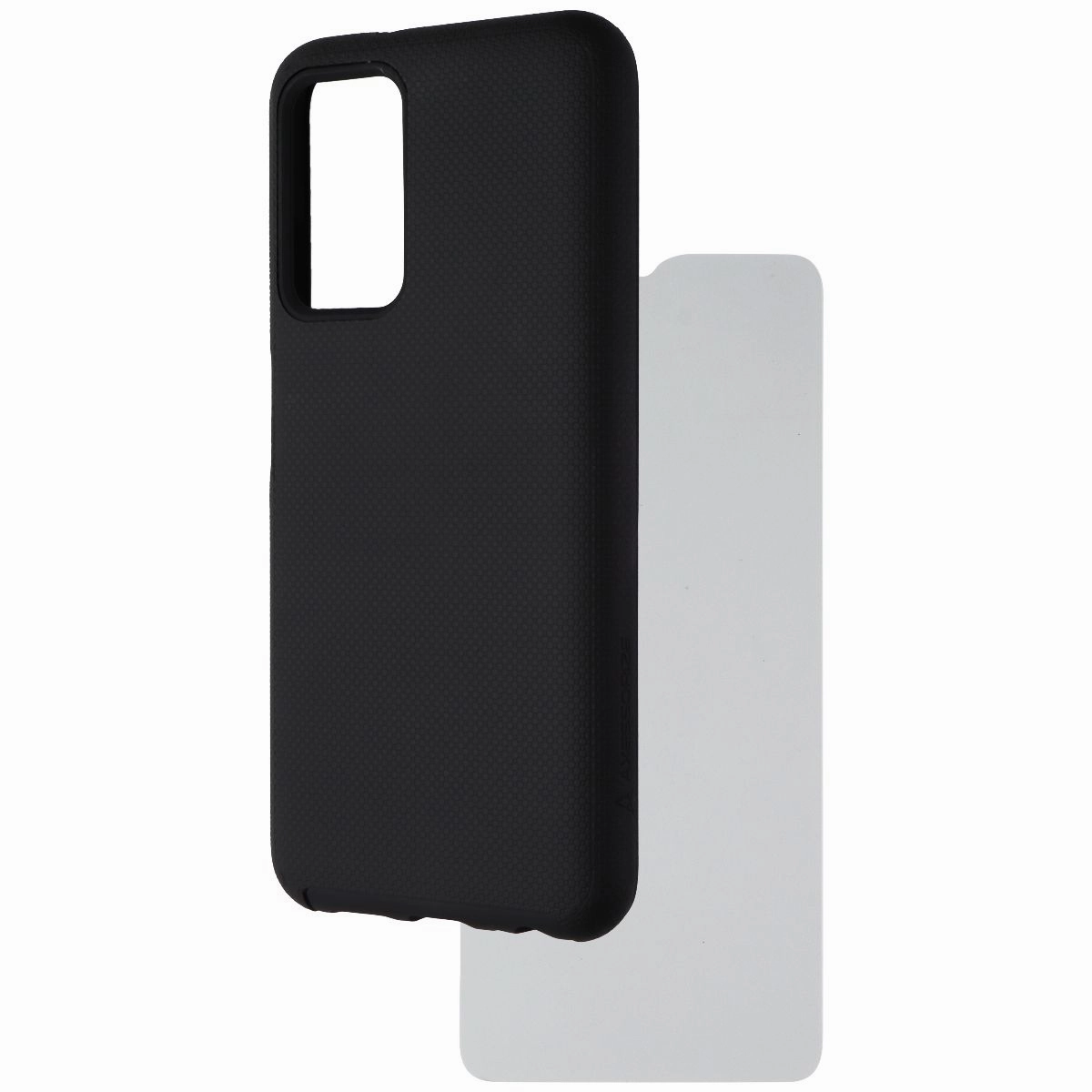 Protective Craft Axessorize PROTech Pack Rugged Case and Tempered Glass for Galaxy A03s - Black