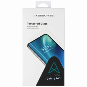 Screen Defense Ultra Elite Plus AXESSORIZE Tempered Glass Screen Protector for Samsung Galaxy A71