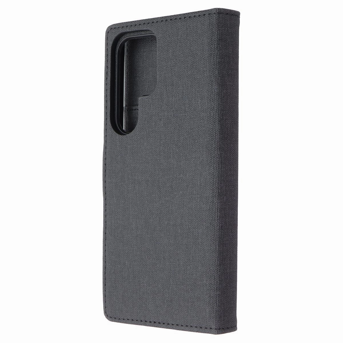 BLU Element Folio 2 in 1 Case for Samsung Galaxy S23 Ultra - Black Vivid Detail Elegant Shield
