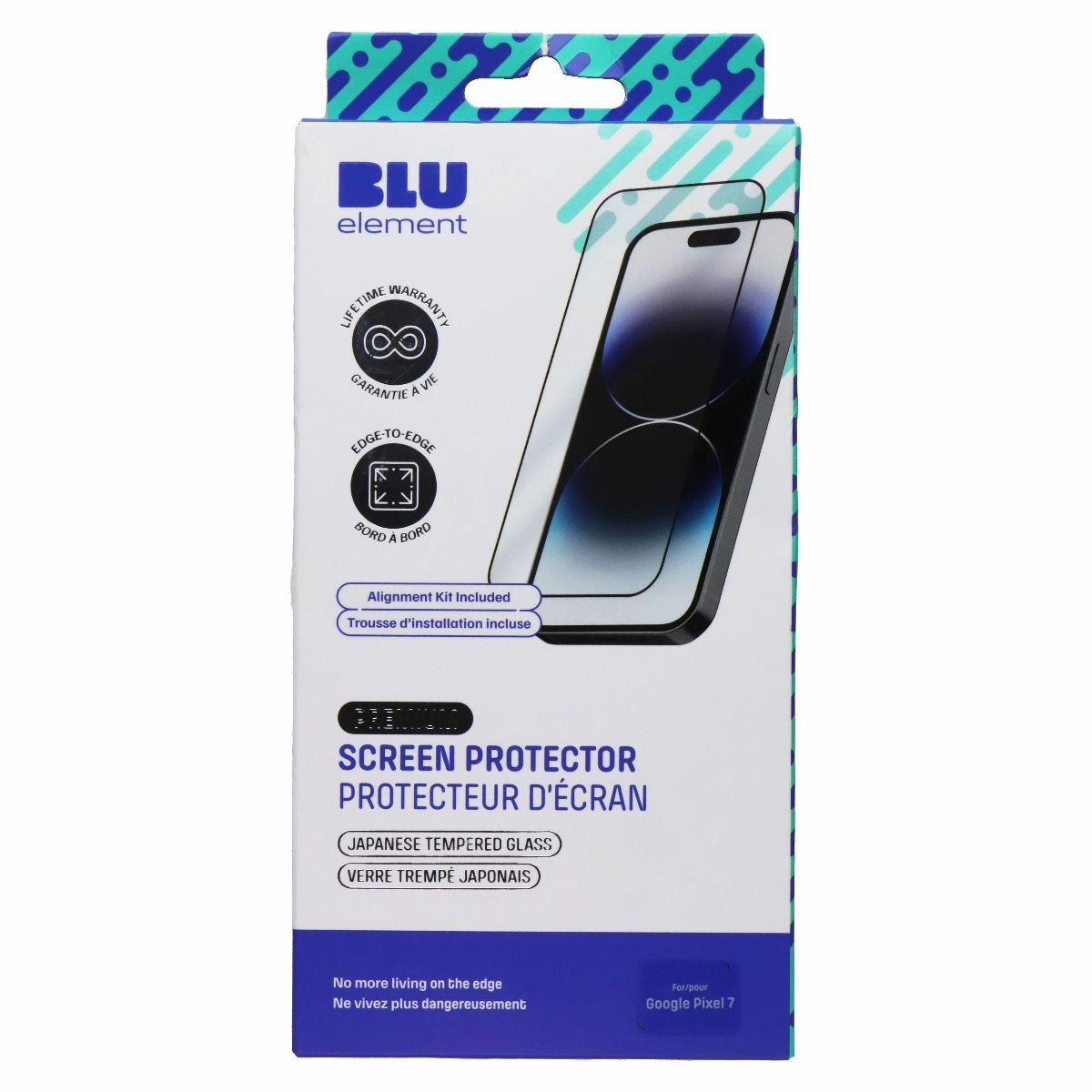 Tablet Safety Guard BLU Element Premium Tempered Glass for Google Pixel 7 - Clear