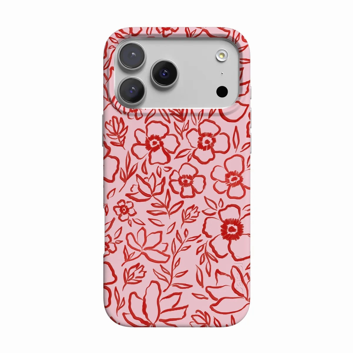 Hybrid Form Everyday Style Blush Garden | Floral Doodle Case