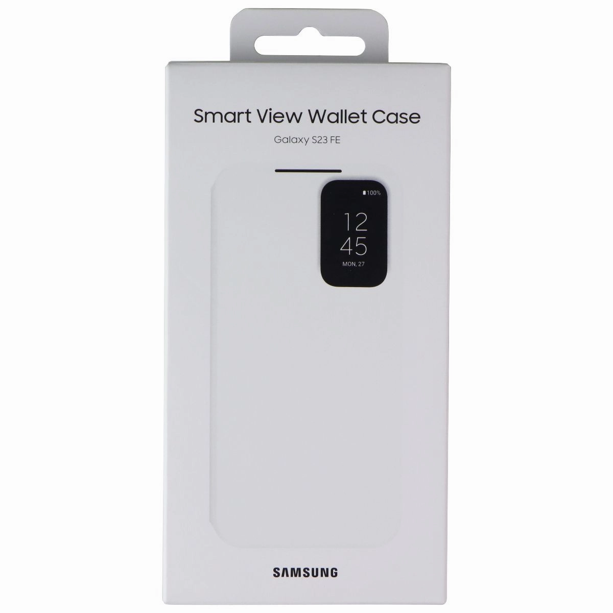 Vivid Surface Hybrid Touch Samsung Smart View Wallet Case for Samsung Galaxy S23 FE - White