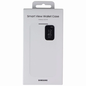 Vivid Surface Hybrid Touch Samsung Smart View Wallet Case for Samsung Galaxy S23 FE - White