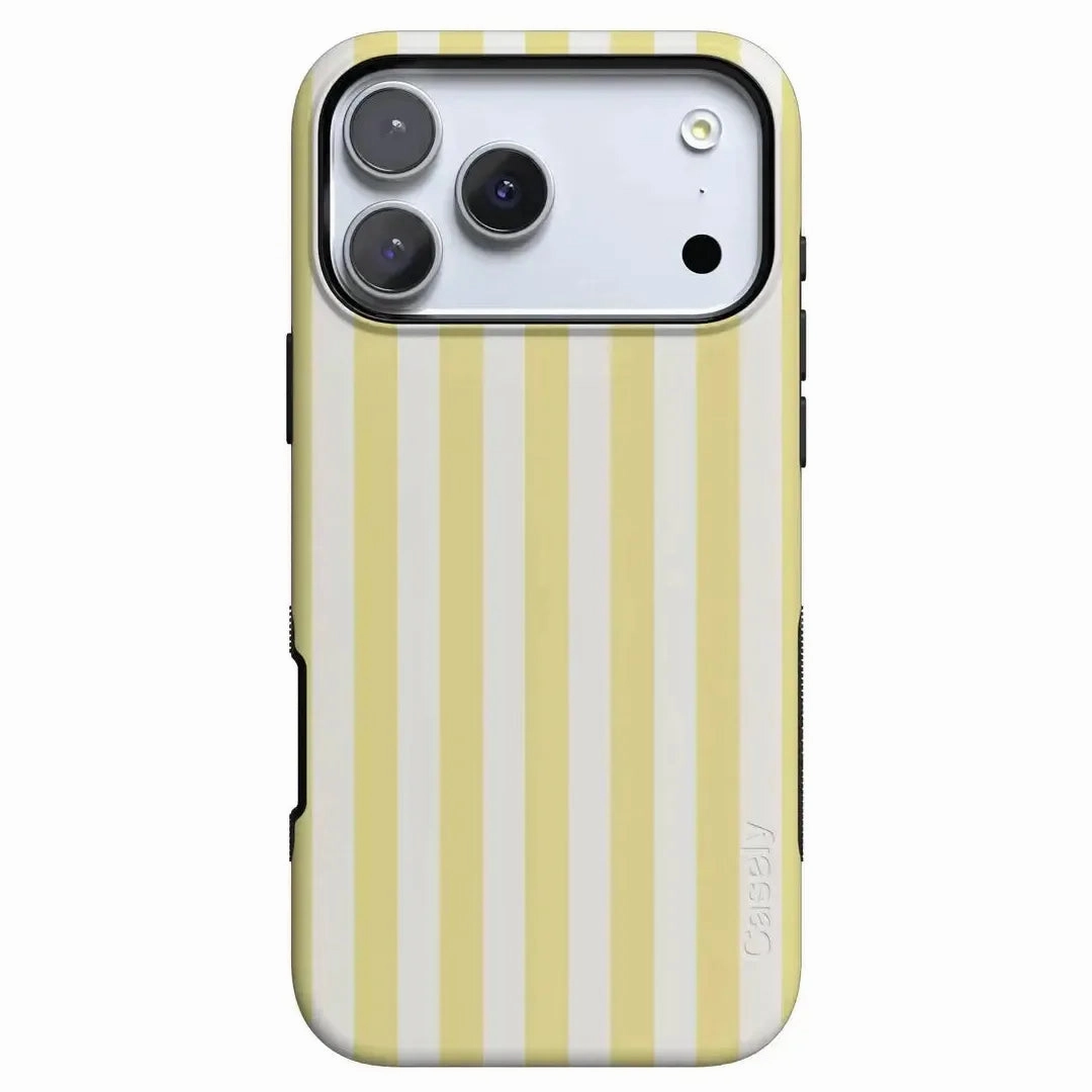 Butter Yellow Stripes | Sunday Best Case Matte Look
