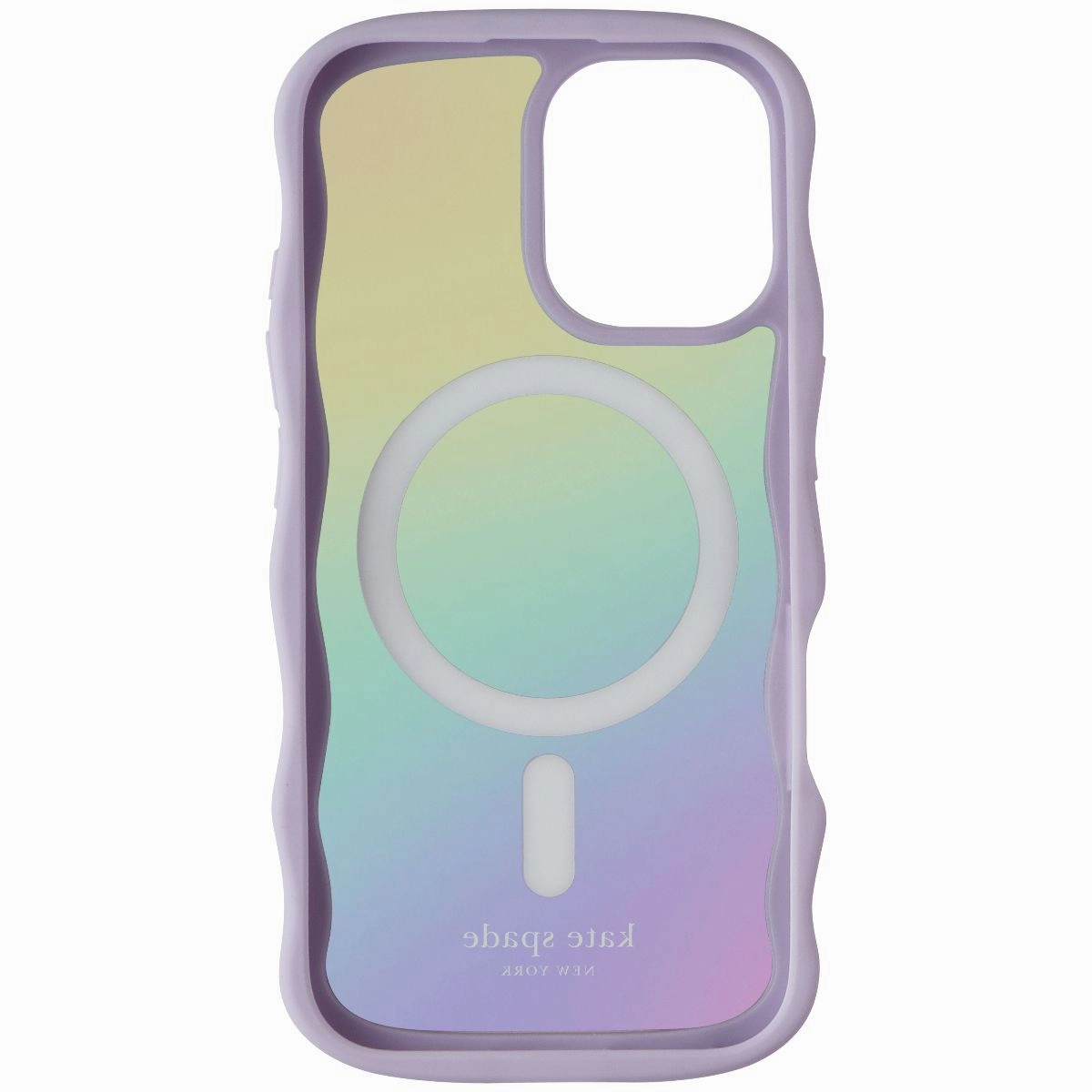 Sleek Finish Kate Spade Wavy Series Case for MagSafe for Apple iPhone 16 - Opal Iridescent