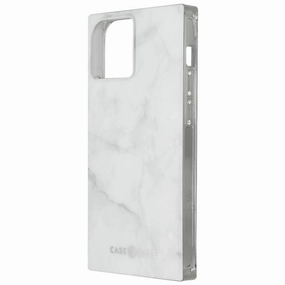 Lightweight Build Quality High gloss Case-Mate BLOX Case for Apple iPhone 13 mini - White Marble