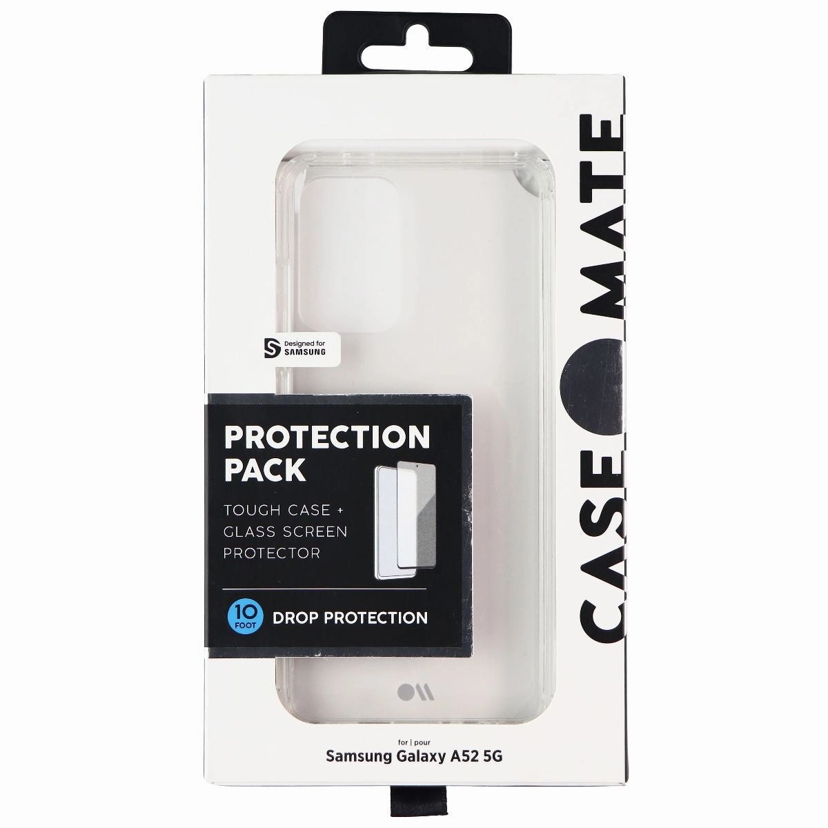 Case-Mate Case for Samsung Galaxy A52 (5G) - 6.5 inch - Clear Custom Fit Rugged Feel