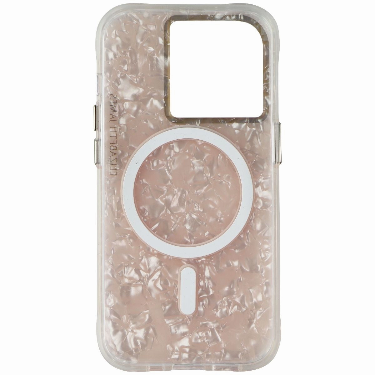 Case-Mate Elizabeth James Case for MagSafe for iPhone 14 Pro - Rose Acetate Practical Design
