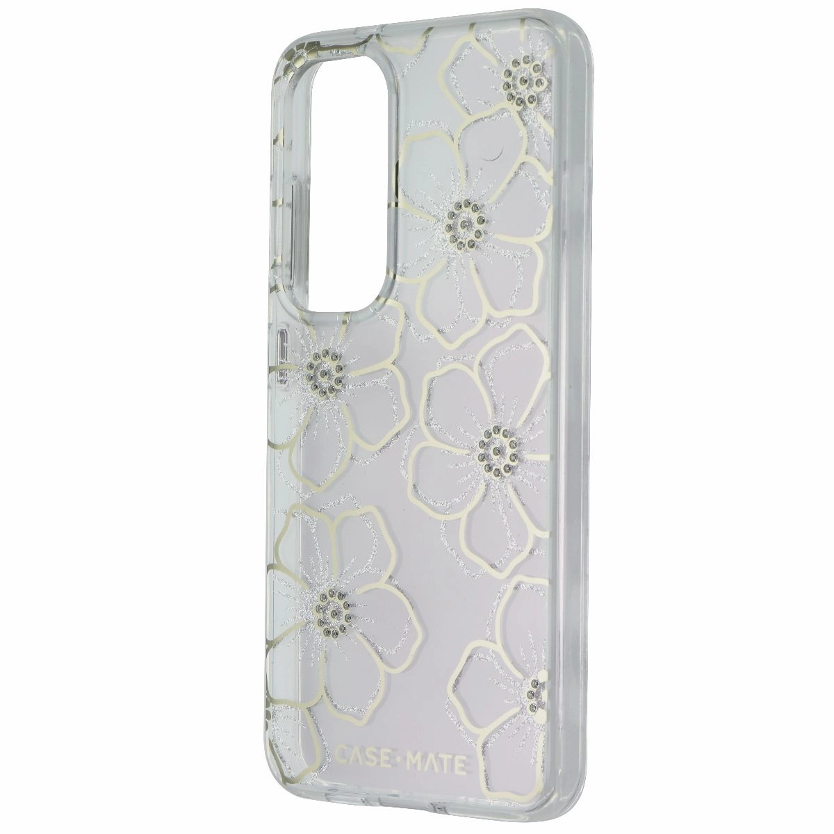 Grip Enhanced Impact Cushion Case-Mate Hard Case for Samsung Galaxy S24 Smartphones - Floral Gems