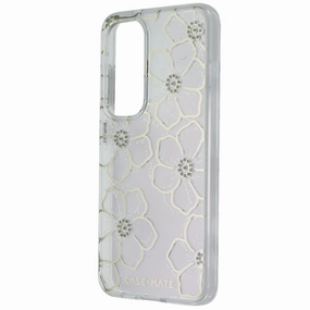 Grip Enhanced Impact Cushion Case-Mate Hard Case for Samsung Galaxy S24 Smartphones - Floral Gems