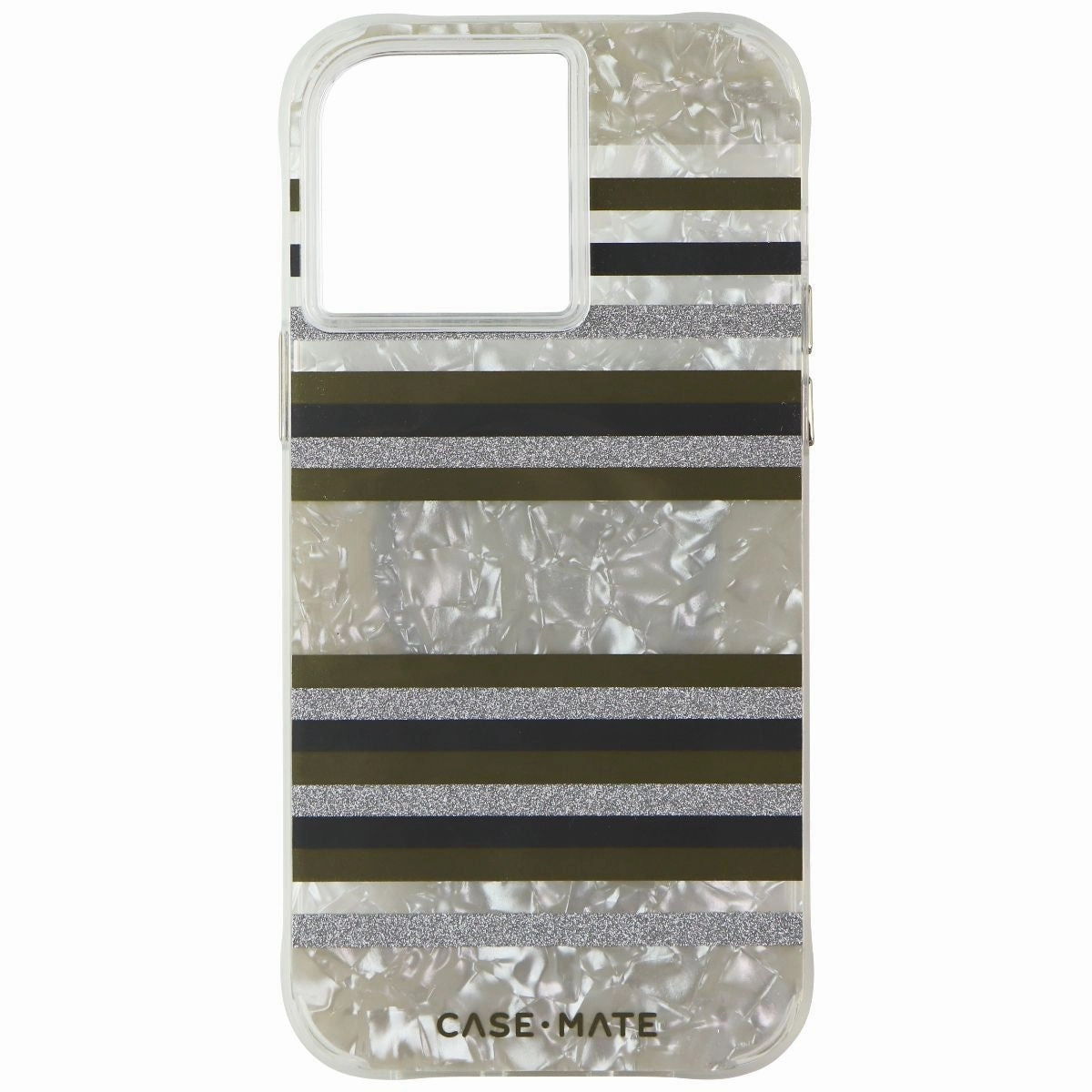 Case-Mate Hardshell Case For Magsafe for iPhone 14 Pro Max - Pearl Stripes Comfort Edge Layer Sleek Guard