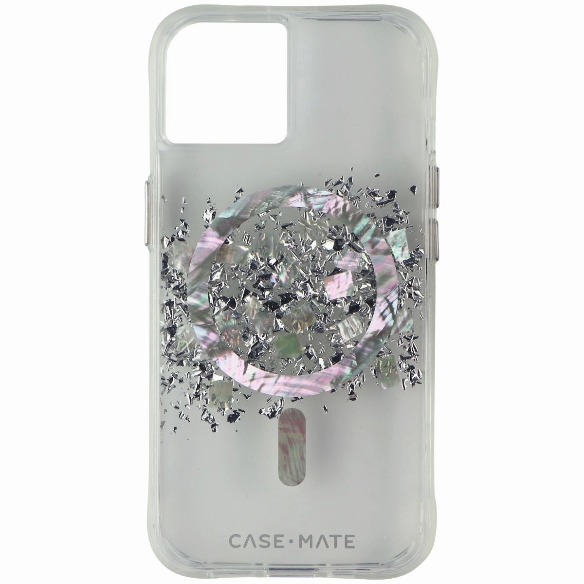 Case-Mate Karat Case for MagSafe for iPhone 14 and iPhone 13 - A Touch of Pearl Port Protection Soft Pattern Layer