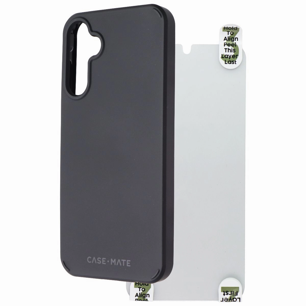 Case-Mate Protection Pack Case & Screen Protector for Galaxy A15 5G - Black Stylish frame