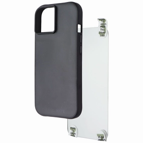 Case-Mate Protection Pack Case & Screen Protector for iPhone 15/14/13 - Black Fashion Choice