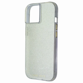 Case-Mate Sheer Crystal Case for Apple iPhone 15/14/13 - Champagne Gold Polished Detail