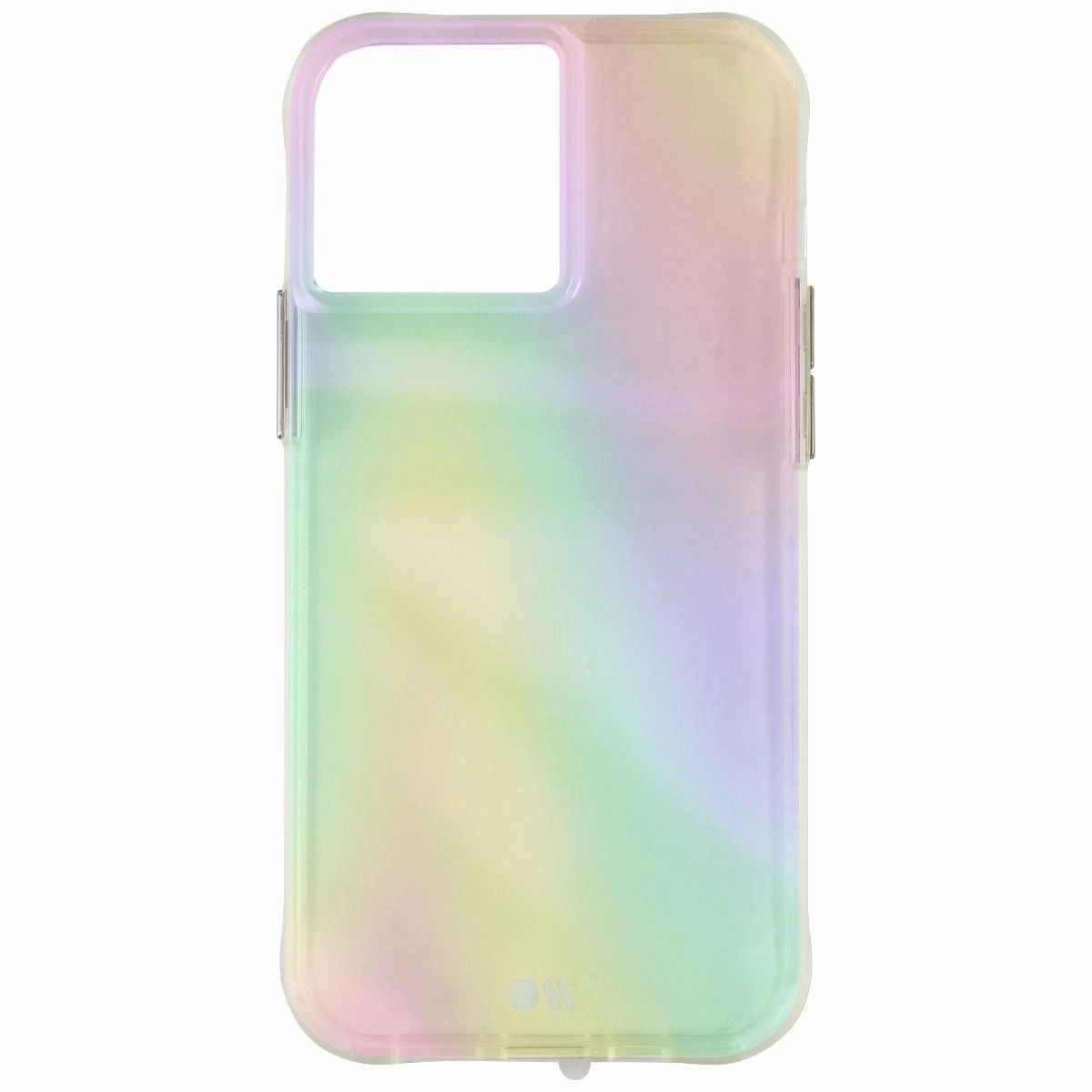 Case-Mate SOAP Bubble Case for iPhone 13 Pro Max - Iridescent Soap Bubble Hybrid Surface Layer Soft Shape