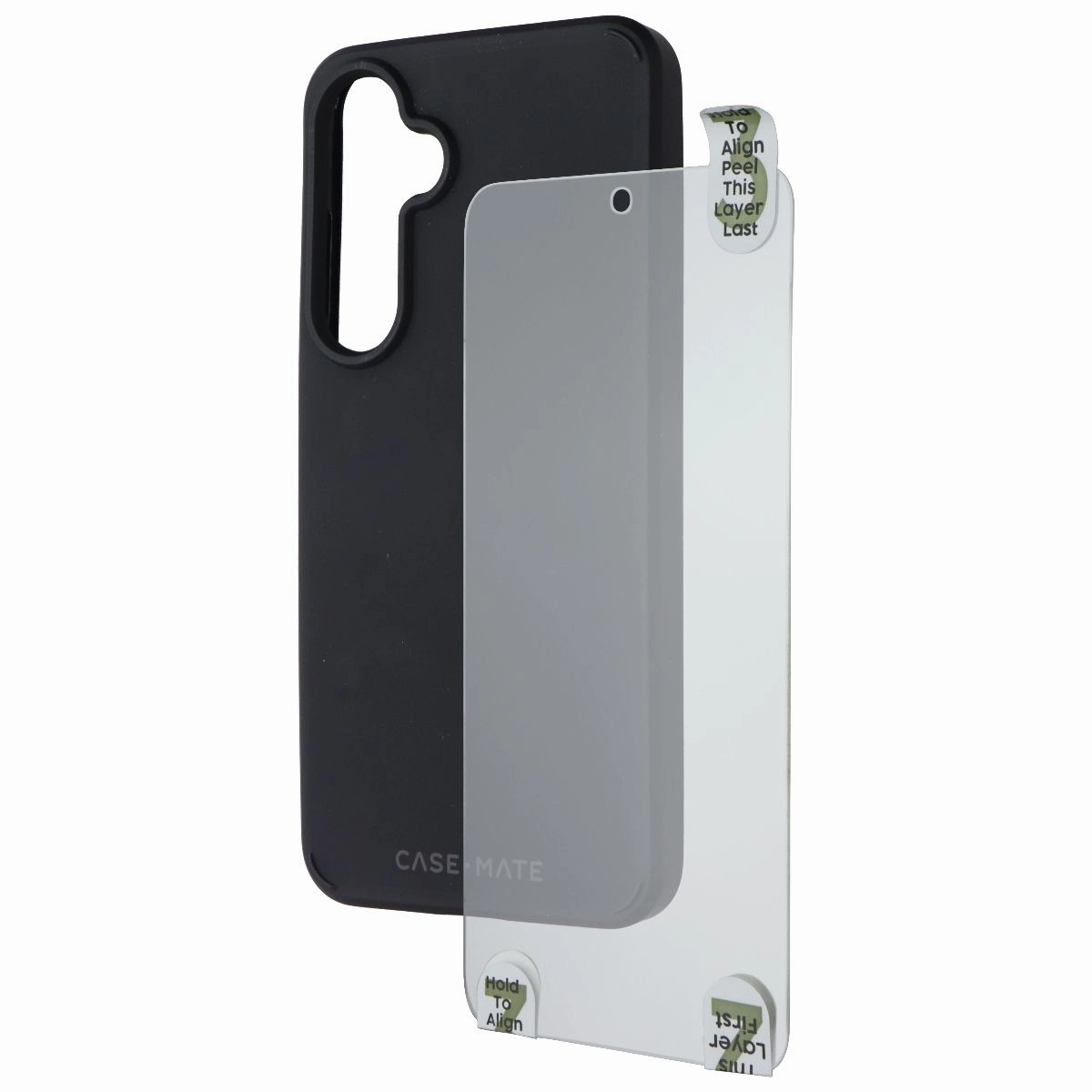 Portable Protection Case-Mate Tough Case & Screen Protector for Samsung Galaxy S24 FE - Black