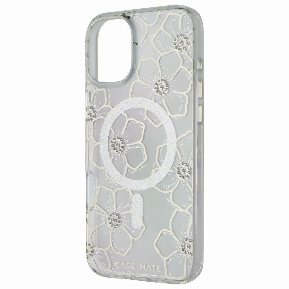 Protective Pattern Case-Mate Tough Clear Case for MagSafe for Apple iPhone 16 Plus - Floral Gems