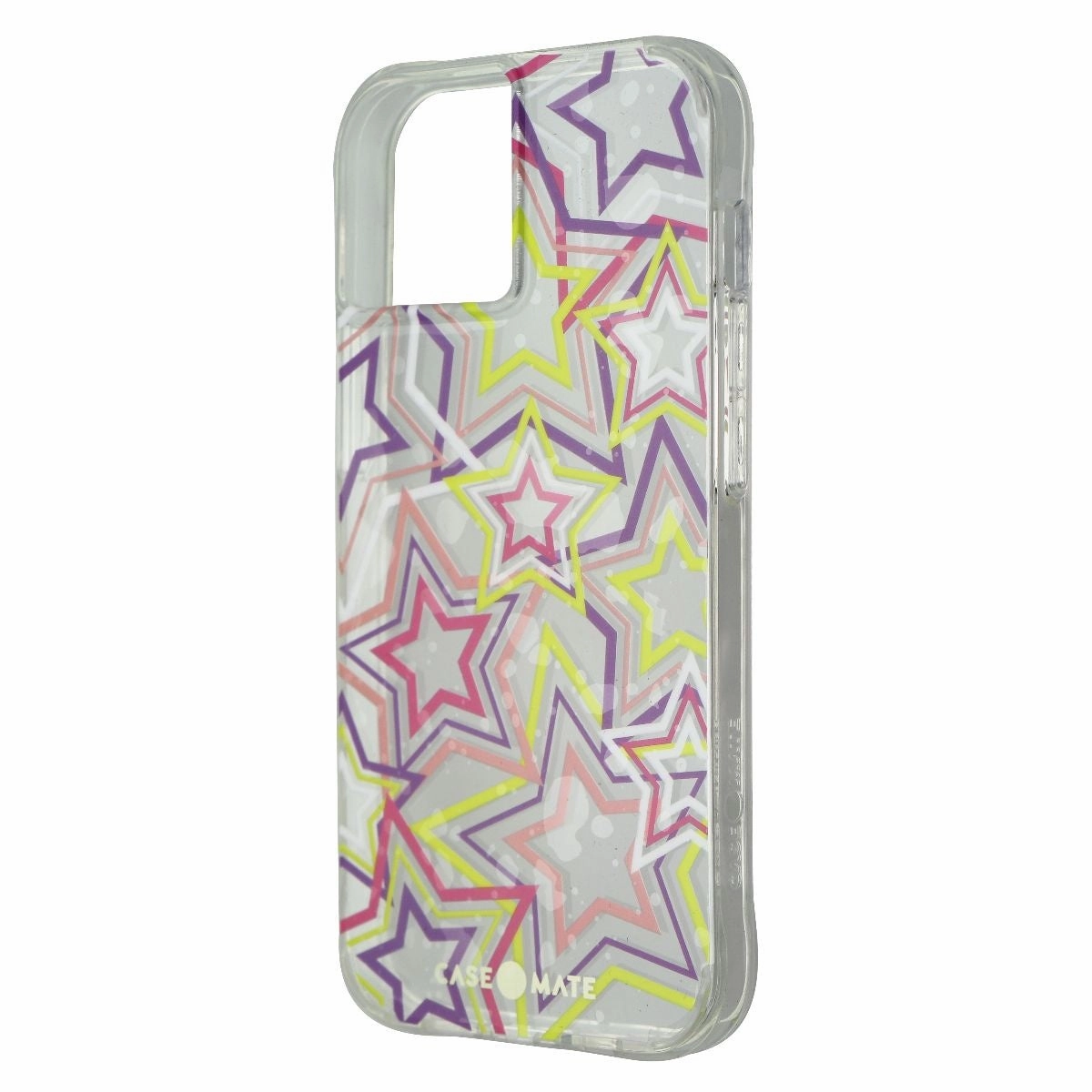 Vibrant Finish Case-Mate Tough Prints Series Case for Apple iPhone 13 - Neon Stars