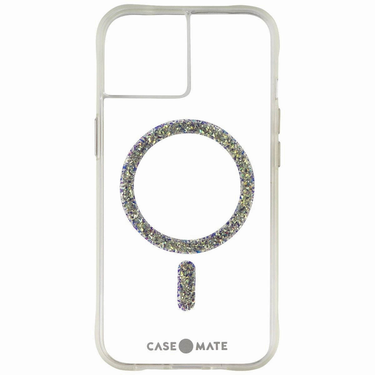 Soft touch finish Case-Mate Twinkle Series Case for MagSafe  Apple iPhone 13 / 14 - Stardust/Clear